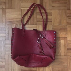 Elegant Red Tote Bag